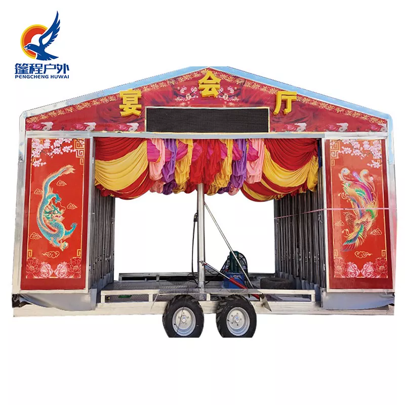 पुश-पुल पार्टी टेन्टहरू: तिनीहरूले बाहिरी उत्सवहरूलाई कसरी सरल बनाउँछन्?